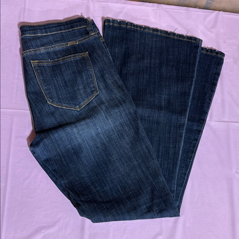 KanCan Blue Flare Wide Leg Jeans